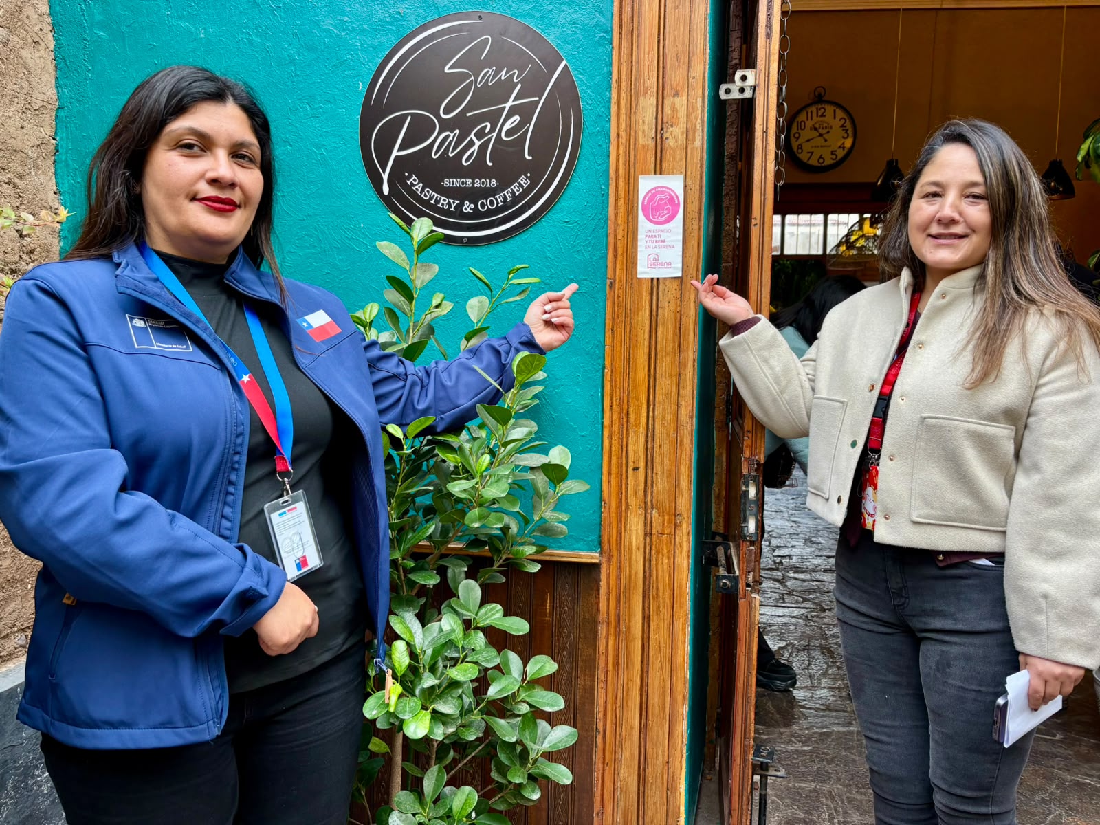 Café de La Serena recibe reconocimiento por sala de lactancia materna