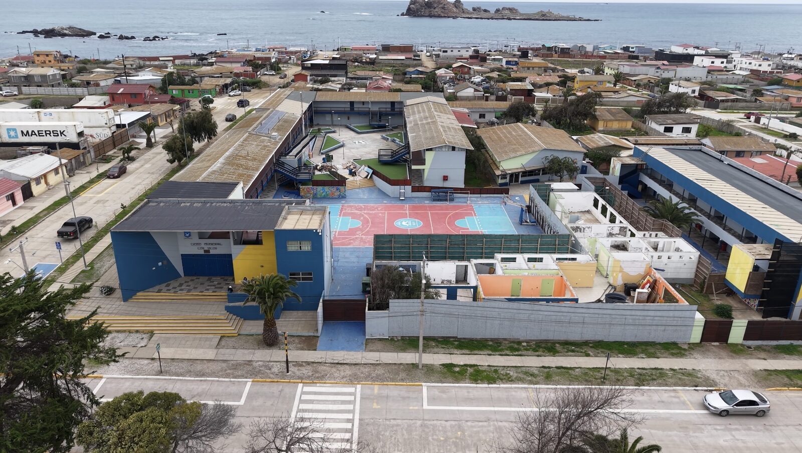 Municipalidad de Los Vilos querella por robo de cañerías en liceo