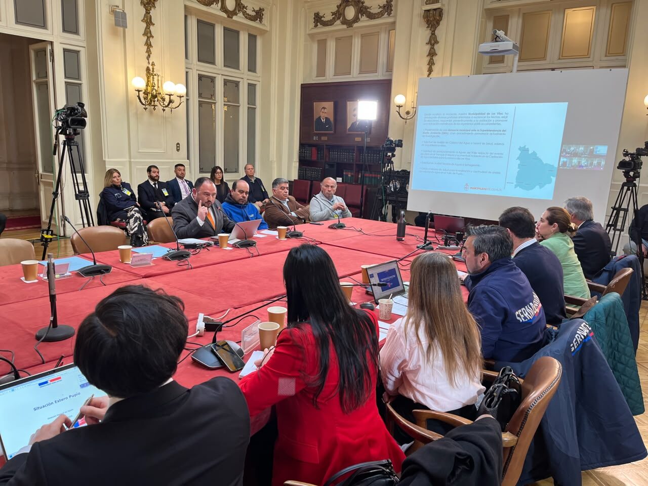 Alcalde de Los Vilos expone emergencia de Pupío en el Senado — foto 1