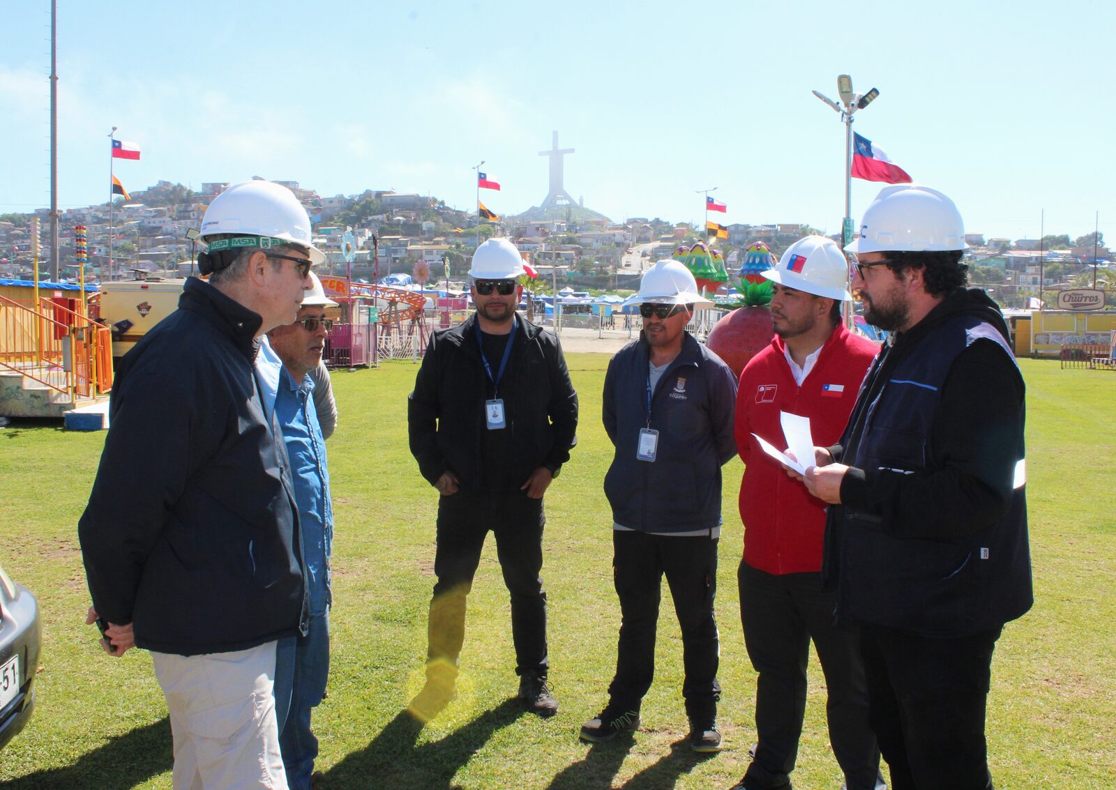 SEC y Seremi de Energía fiscalizan instalaciones eléctricas en La Pampilla de Coquimbo