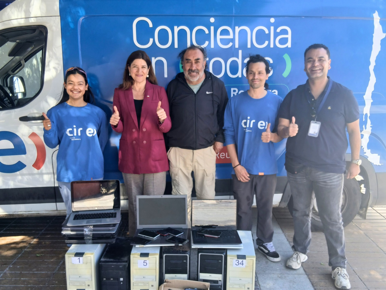 Coquimbo recicló 400 equipos electrónicos en campaña Entel Reutiliza 2026